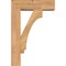 Ekena Millwork Imperial Block Smooth Bracket w/ Offset Brace, Western Red Cedar, 5 1/2"W x 16"D x 24"H BKT0604X16X24IMP05SWR - alternate 4